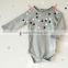 New design 2015 autumn long-sleeved suit baby rompers custom print MS1279