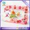 custom pink flowers tree leaves souvenir rubber photo frame