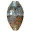 Wholesale Colorful Shinnig decorative mirrored mosaic glass flower vase for centerpieces