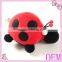 Best selling mini plush ladybird animals baby toy