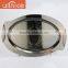 3pcs Oval black nickel plating metal serving tray ss410 0.55mm thickness serving tray