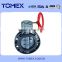 popular sell butterfly valve pvc flange connection manufacturer
