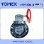2016 popular cheap butterfly valve PVC handles manufacturer