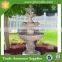 Resin Lotus Flower Outdoor Garden Water Fountain
