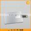 promotional usb medical thin metal card pendrive with full color prinitng