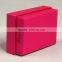 Iridescent paper box for the tail ring rose red packing box for aznavour with inner ornament maintenance manual