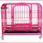 Good Quality Square Tube Dog Cages With Wheels