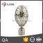 black curtain finials with crystal finial