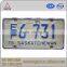 Customized europe number license plate