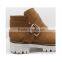 Japanese design women suede leather casual shoes