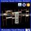 shop display steel shelving unit drawers with wire hook