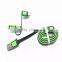 wholesale 2016 hot-sell painted 3 in 1type-c Multifunctional for iphone Android usb cable