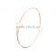 expandable 316L stainless steel cross wire bangle