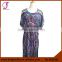 0952304 2015 New Arrival Woman Summer Biggest Size Long Floral Cotton Kaftan India