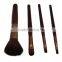 Fashionable wooden private label makeup kit cosmetic brush set girl make up manufacturer