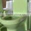 green color glazed siphon ortex wc sitting one piece toilet