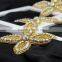 gold setting handcraft DIY bridal belt rhinestone trimming