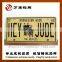 Newly Custom Novelty Metal Car License Plate number plate