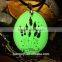 Fragrance natural luminous stone jasmine flower pendant necklace for women