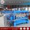 High speed steel floor decking roll forming machine with train service