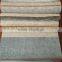 Exclusive fancy stripe yarn dyed chenille cafe window curtain fabric