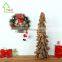 2016 Unique Cheap 3/S Artificial handmade Wooden Christmas tree, marble hand crafts
