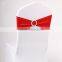 Factory Low Price Wedding Decoration Red Band for Chair Cover
