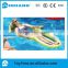 factory custom high quality inflatable mesh lounger,water mash pool flating mattress/inflatable pool lounger