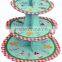 3 tires Christmas Designed corrugated paper cupcake stands Ningbo