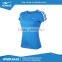 ERKE Wholesale Brand Quick Dry Plain Color Womens o Neck Sports Polyester t Shirt