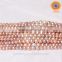 wholesale mix color 5-9mm near round freshwater pearl strand