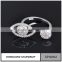 Fashion Gemstone White Gold Ring 925 Silver Adjustable Ring Design Jewelry On Alibaba Wholesale