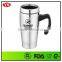 16oz food grade thermos ss double wall cup with handle