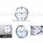 decorative elegant design aluminum wall clock