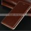 superior quality hands free wallet design leather case for iphone 7/7 plus comfortable hand feeling leather flip cover