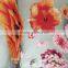 beautiful floral organza burnout fabric for curtain women dress