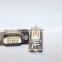 D-SUB connector male for wire hdb 15 pin