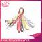 Customized Sublimation Printing Heart Satin Lanyard