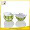 Wholesale body lotion bottle face cream jars ball shape acrylic jars bottles for cosmetics