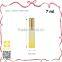 Concise beauty golden cap 7ml empty glass hand pump sprayer