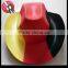 Plain Dyed Pattern and non-woven Material flashing cowboy hat