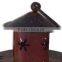 Christmas metal and glass lanterns