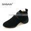 Round Toe Lacing Woman Fashion Split Sole Line Dance Shoes Genuine Leather Upper Dance sneakers 8872