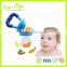 size S M L 3pcs/set BPA Free Soft Silicone Baby Teether Infant Fruits And Vegetables Bite Bags with PP Handle
