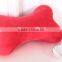Bone shape memory foam car neck pillow, 100%polyester velvet cover
