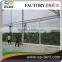 Transparent curved wedding marquee tents 20x20m with clear pvc roof cover