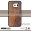 Wooden cell phone mobile case super thin Black PC phone Case for samsung universal real bamboo wood phone case