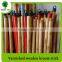 Varnished eucalyptus wood broom stick /straight mops wooden handle from China factory