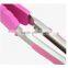 2015 Stainless steel with sillcone handle novelty silicone Barbecue clip hot sale Food grade silica gel clip/ food clip/ G04