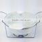 CERAMIC REFRACTORY WITH TEMPERED GLASS LID AND METAL STAND